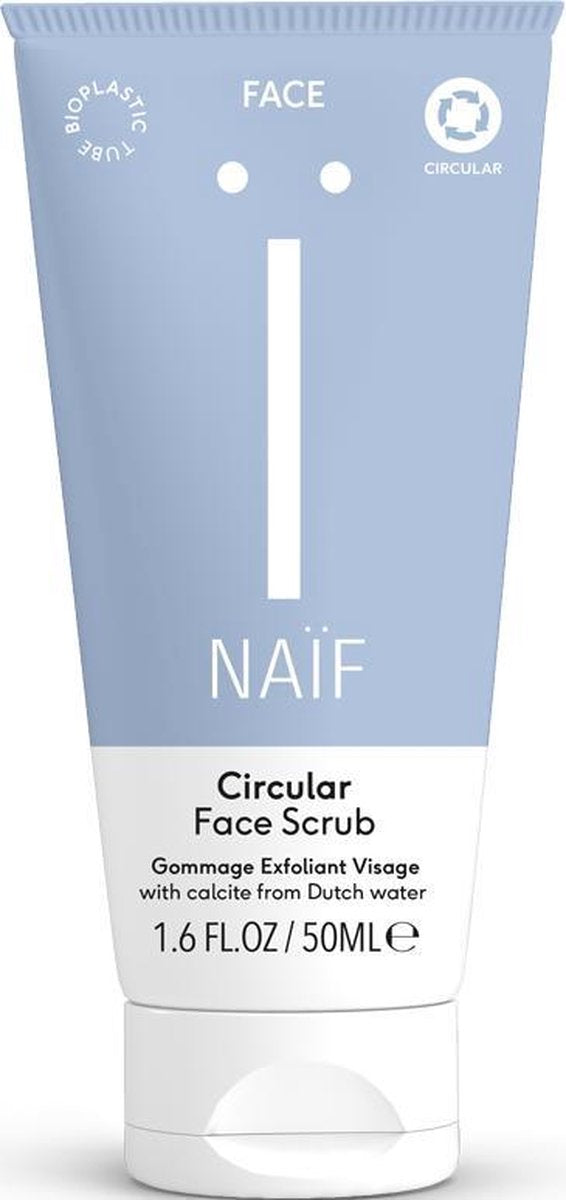 Naïf Circulaire Gezichtsscrub - 50ml - gezichtsverzorging