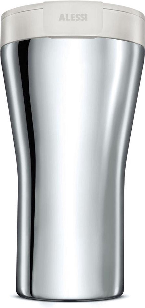 Alessi Caffa travel mug 40cl white