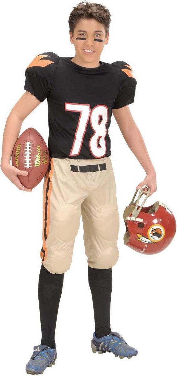 "Amerikaans football speler pak voor jongens  - Kinderkostuums - 128-140"