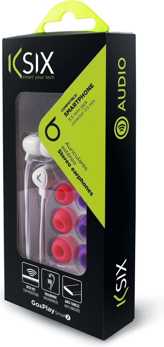 Ksix Go & Play Small 2 Headset In-ear Wit