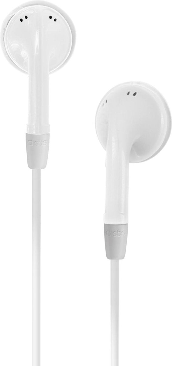 SBS Duo In-ear Stereofonisch Bedraad Wit mobiele hoofdtelefoon