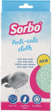 Sorbo Anti-Kalk Doek - 33x43cm - 2 stuks