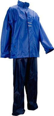 Ralka Regenpak - Volwassenen - Unisex - Maat XL - Blauw/Zwart