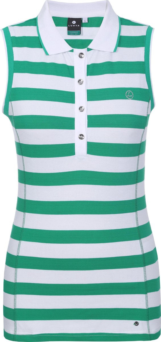 Luhta Dames Polo - ALBAKKA - Wit/groen - S