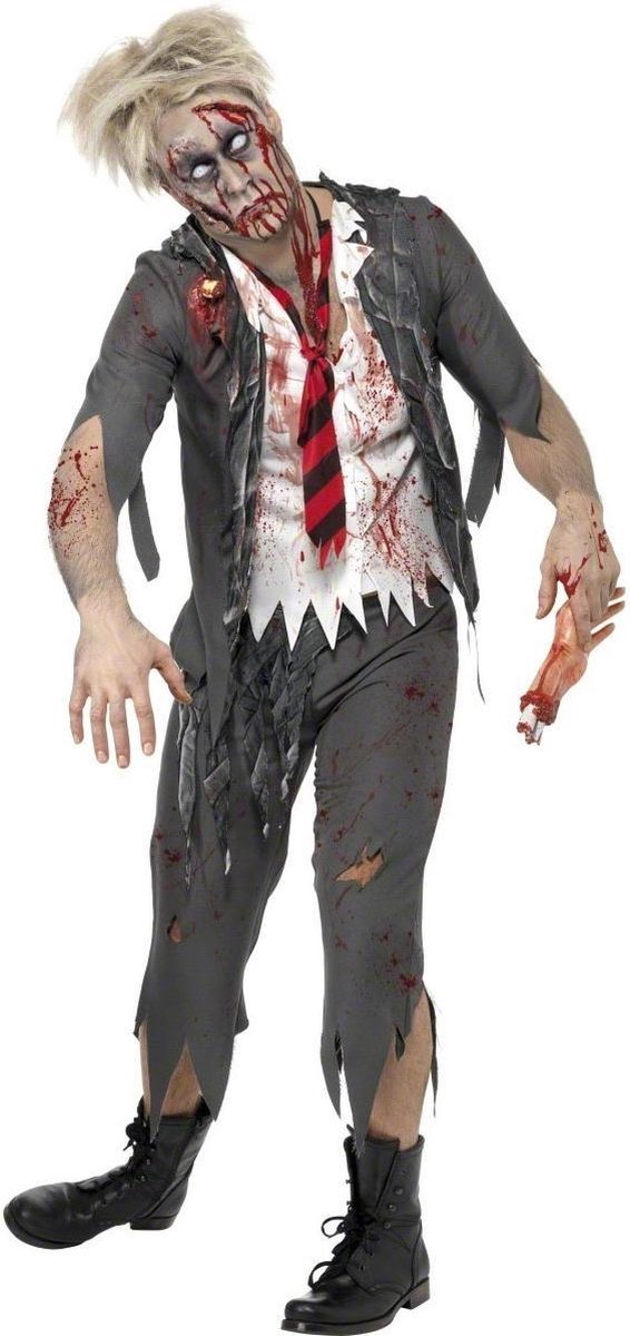 """Schooljongen Zombie kostuum voor heren Halloween """