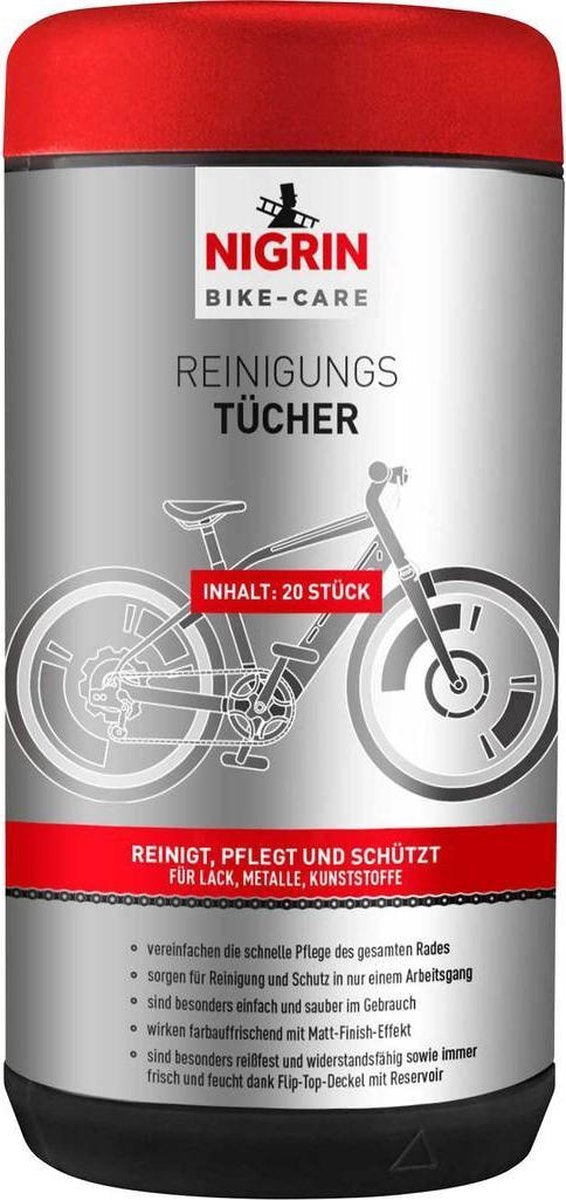 Reinigingsdoekjes voor de fiets