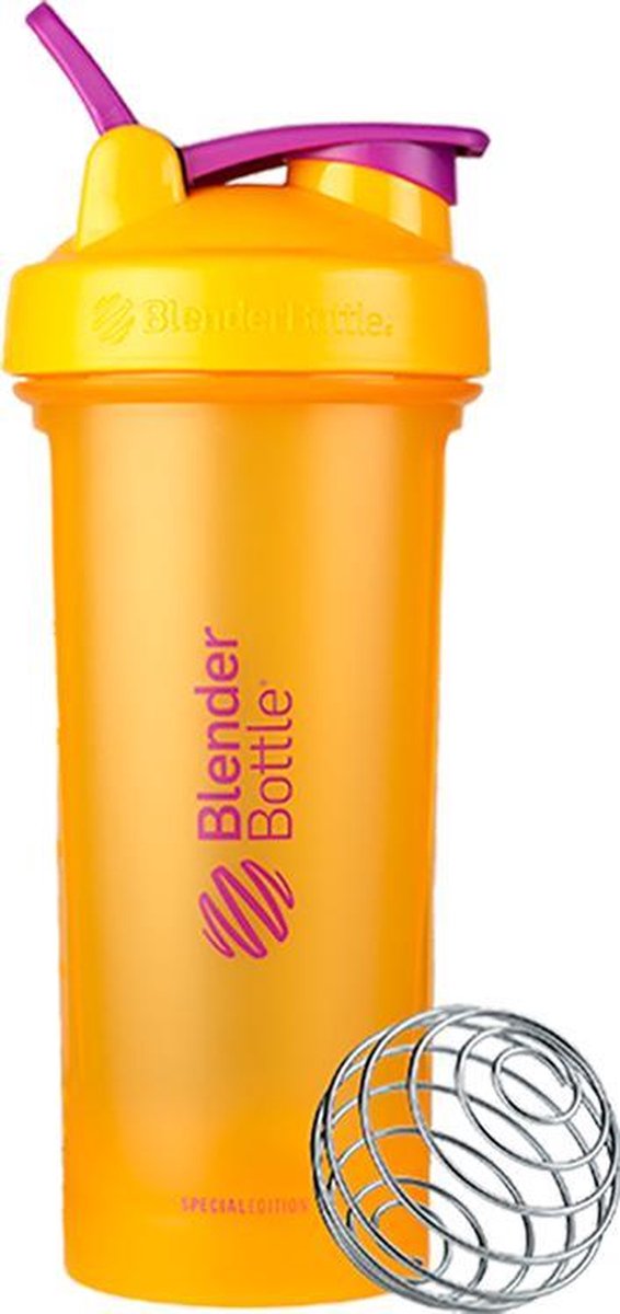 BLENDERBOTTLE | Special Edition MARIGOLD. Classic eiwitshaker met ophanglus. 820 ML. Unieke shakebeker van BlenderBottle in unieke kleuren. Jouw shake gegarandeerd zonder klonten door BlenderBall van chirurgisch staal.
