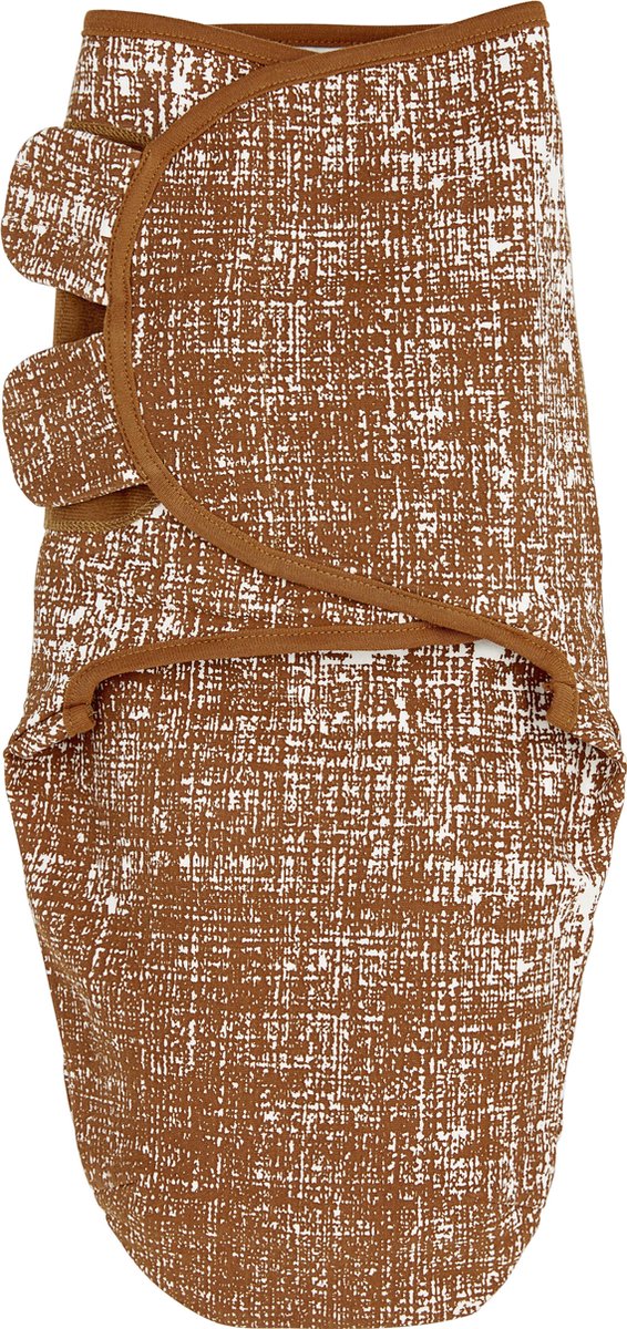 SwaddleMeyco Inbakerdoek - 4-6 maanden - Fine lines camel