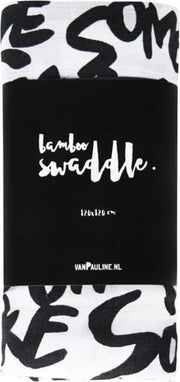 vanPauline Swaddle hydrofiele luier 120x120 cm - Swadlle Make Some Noise