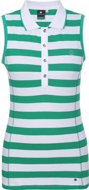 Luhta Dames Polo - ALBAKKA - Wit/groen - M