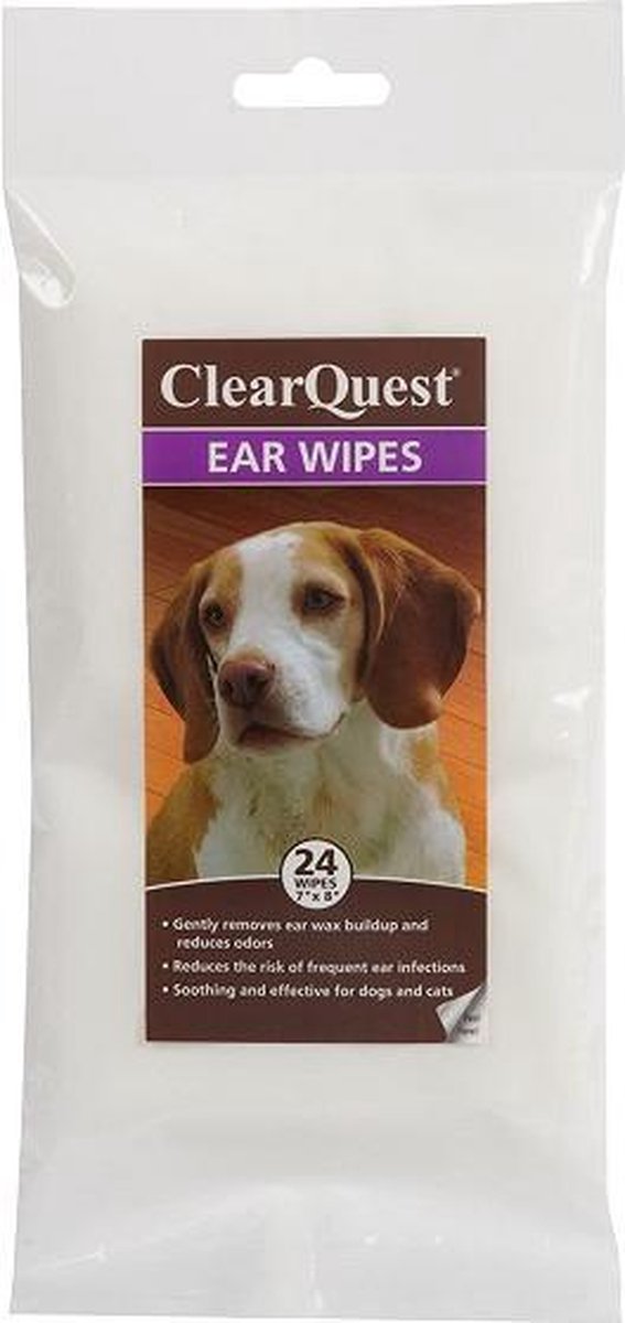 ClearQuest Oordoekjes Voor Honden 24 st