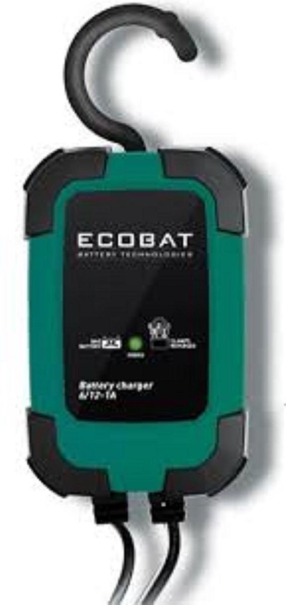 Ecobat Acculader EBC1 voor 6Volt en 12 Volt (autodetectie)