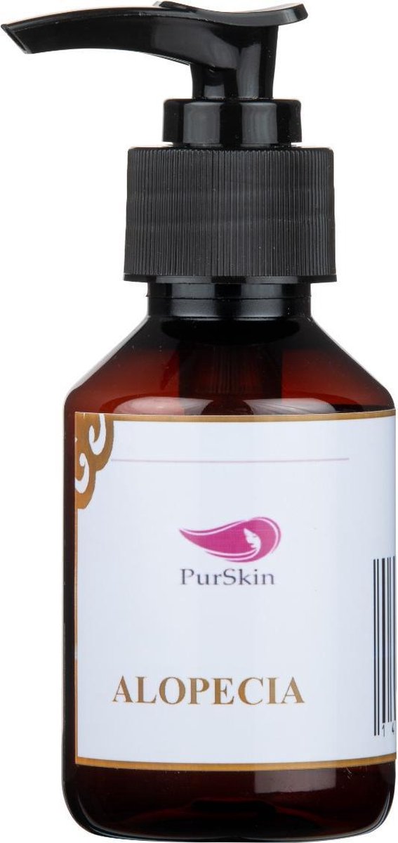 Purskin Alopecia 50ML incl Haarnet | Kale Plekken |Haaraandoening | Haargroei | Haarwortel Repair | 100% Biologisch| Huidaandoening |