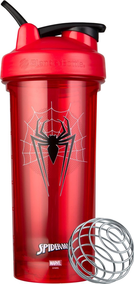 BLENDERBOTTLE | MARVEL | Spiderman | 820 ML | Eiwitshaker | Shaker | De lekkerste shake zonder klonten.