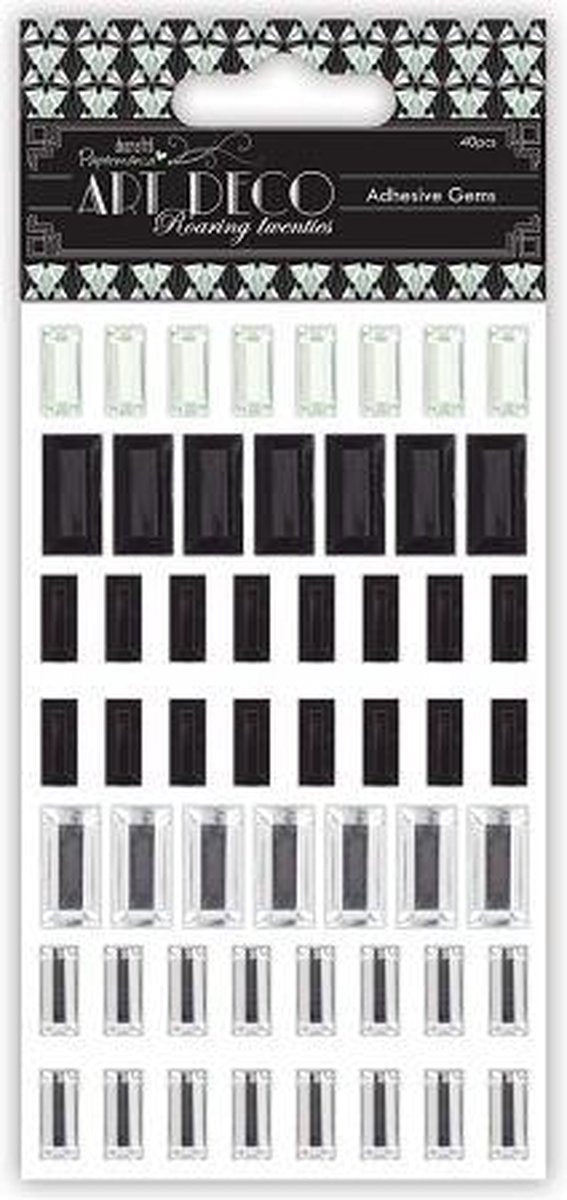 Docrafts Art deco adhesive gems 69 pcs (PMA 351021)