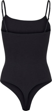 Pieces Rib stringbody - Spaghetti bandjes - Bodystocking  - S/M