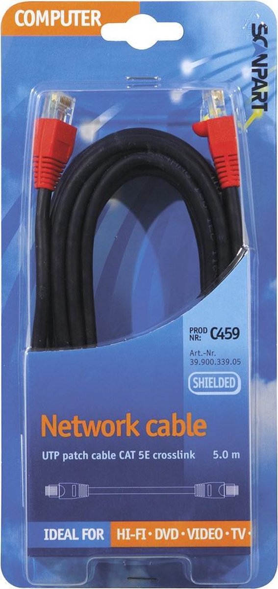 Scanpart 3990033905 C459 Netwerkkabel Kruis (utp) 5.0m