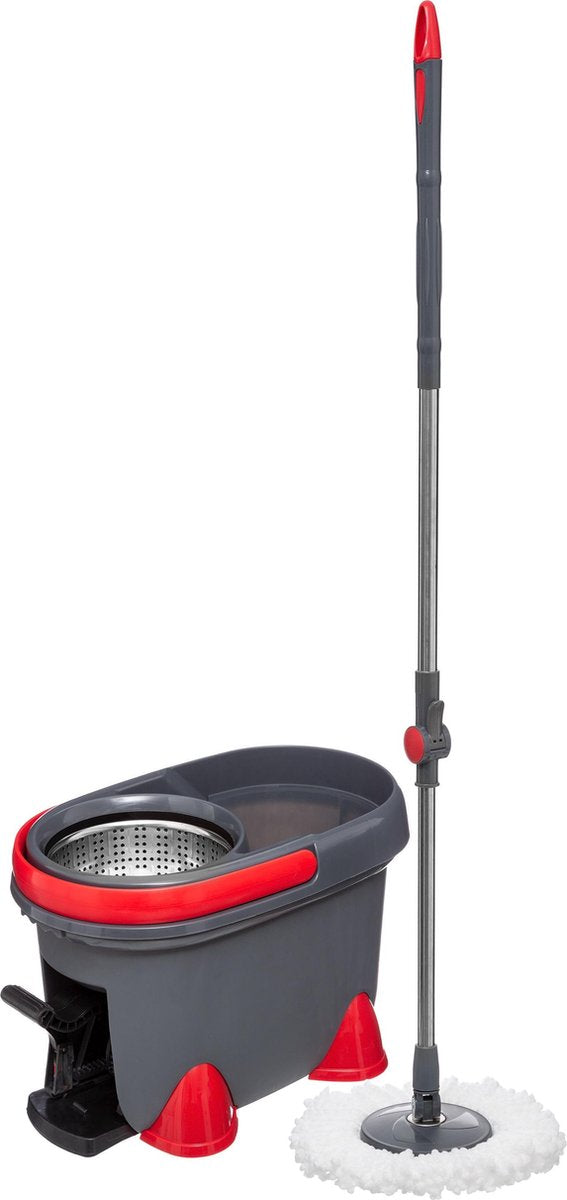 4goodz Turbo Dweilsysteem met lange steel en Ronde Dweil 49x29x28