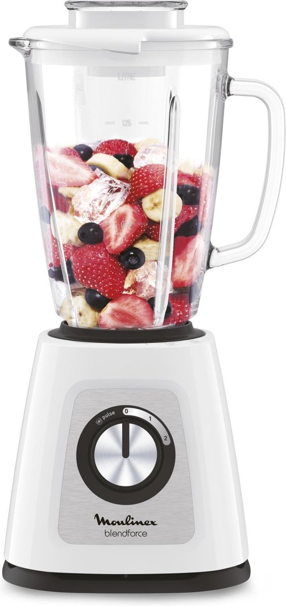 Moulinex Blendforce Glass LM430110 - Blender - Wit