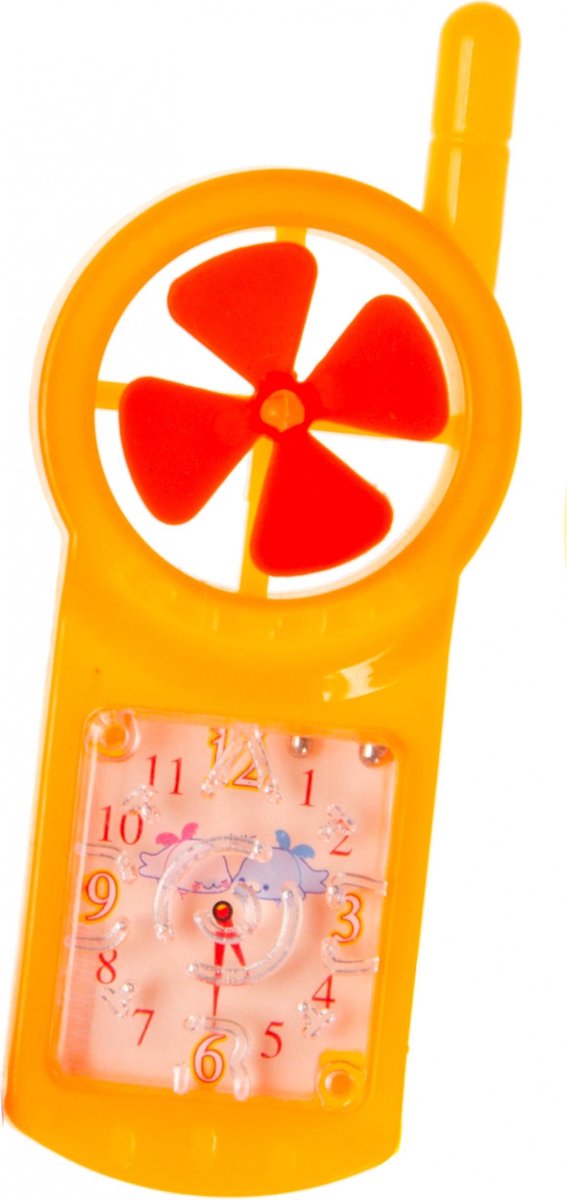 Lg-imports Telefoon Met Geduldspel Junior 10 Cm Oranje