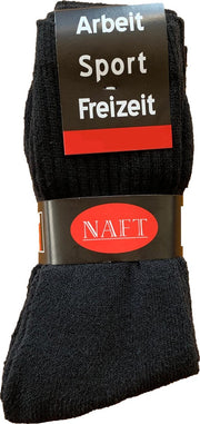 10-paar NAFT herensokken zwart - 47/50