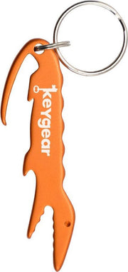 Keygear Flessenopener Sleutelhanger Krokodil 8 Cm Oranje