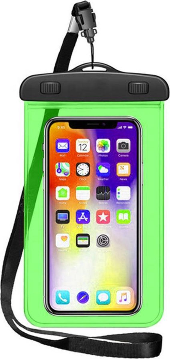 Waterdichte Telefoonhoesjes - Waterproof Hoesje voor Telefoon - Waterdicht Telefoonhoesje - Lichtgroen