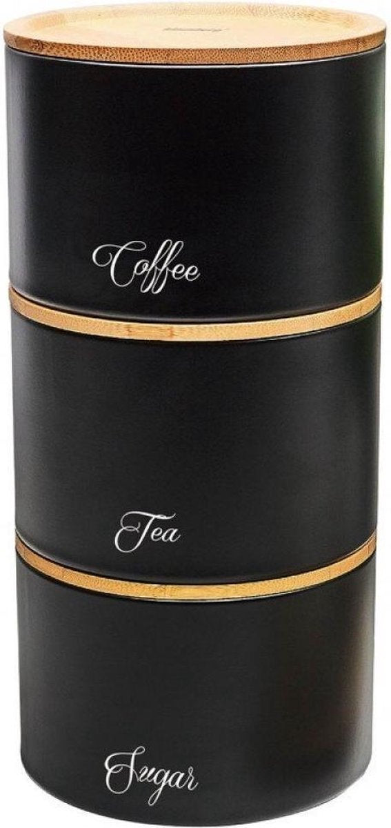 Klausberg 7506 - stapelbare voorraad potten - koffie