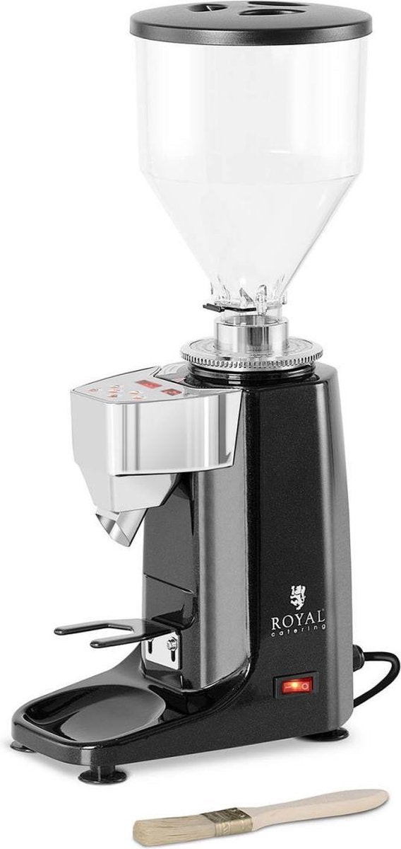 Royal Catering koffiemolen - 200 W - - Hliník - zwart - LED