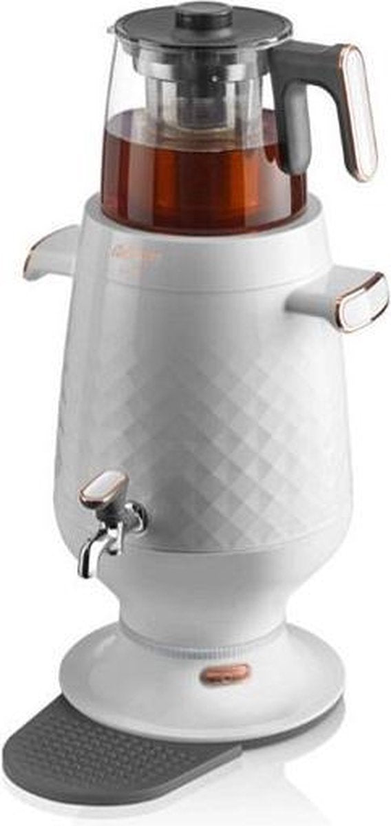 Arzum - Ehlikeyf Elektrische Samovar - Wit - Theemachine