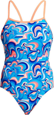 Double Scoop Single strap one piece - Dames | Funkita