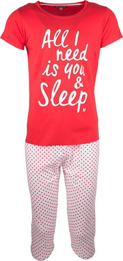 Dames Pyjama All I Need Is You & Sleep 36/38