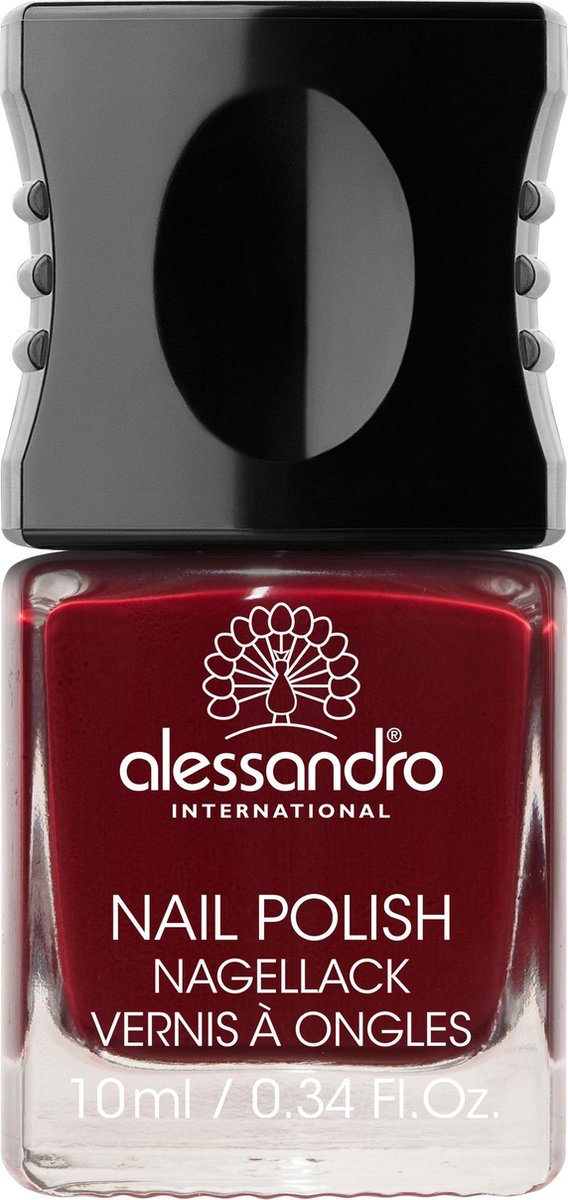 Alessandro Nail Polish - 54 Midnight Red - 10 ml