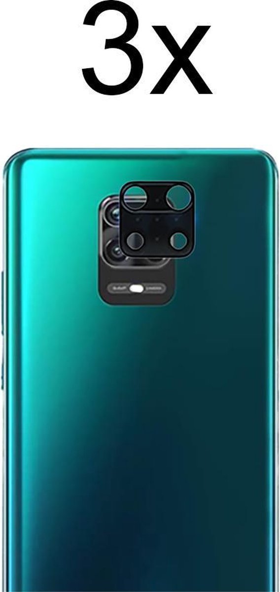 Xiaomi Redmi Note 9 Screenprotector - Camera Lens Screenprotector - 3x