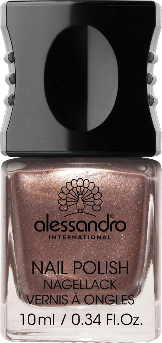 Alessandro Nail Polish - 71 Brown Metallic - 10 ml