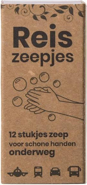 HappySoaps Mini Reis en Toiletzeepjes | 12 Stuks