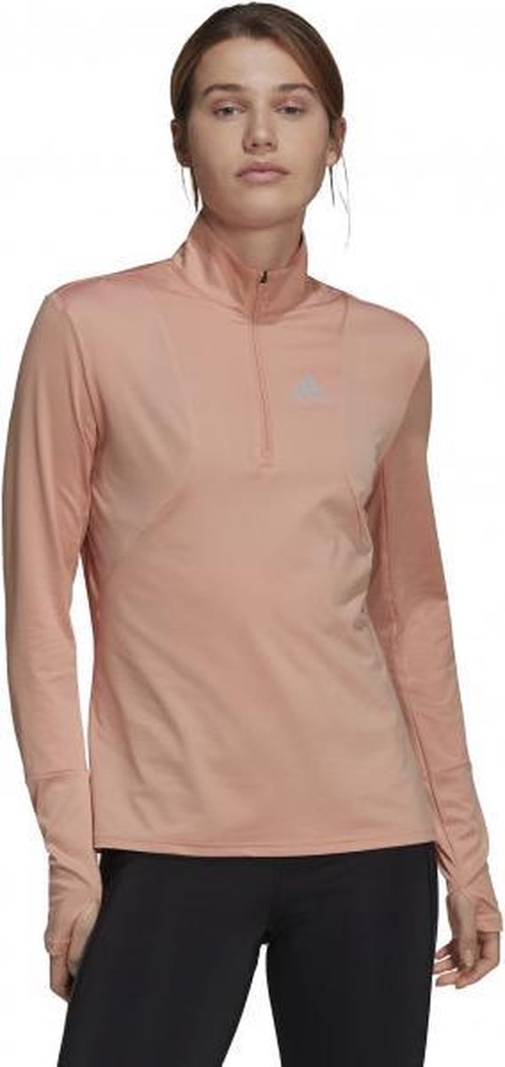 adidas Own The Run HZ Shirt Dames - oranje - maat L