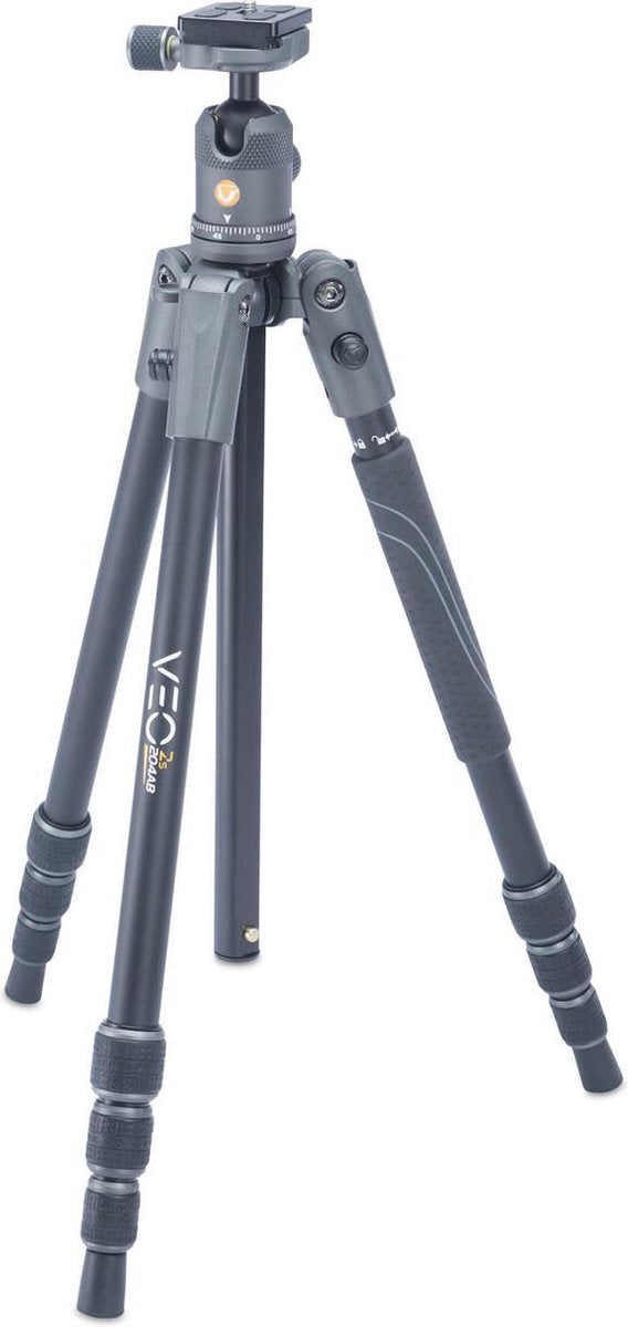 Vanguard VEO 2 S 204AB |  Vlog-Beeldbellen-Video-Smartphone-Camera Statief |Macro | Statief + Eénbeen | Grijs