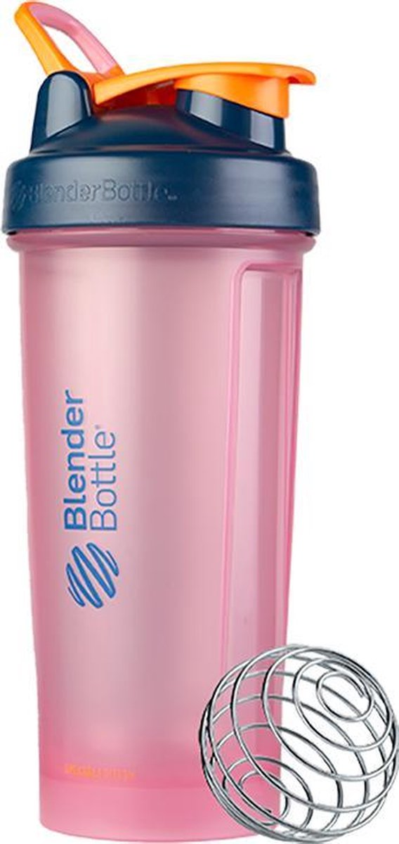 BLENDERBOTTLE | Special Edition COOL SUMMER. Classic eiwitshaker met ophanglus. 820 ML. Unieke shakebeker van BlenderBottle in unieke kleuren. Jouw shake gegarandeerd zonder klonten door BlenderBall van chirurgisch staal.
