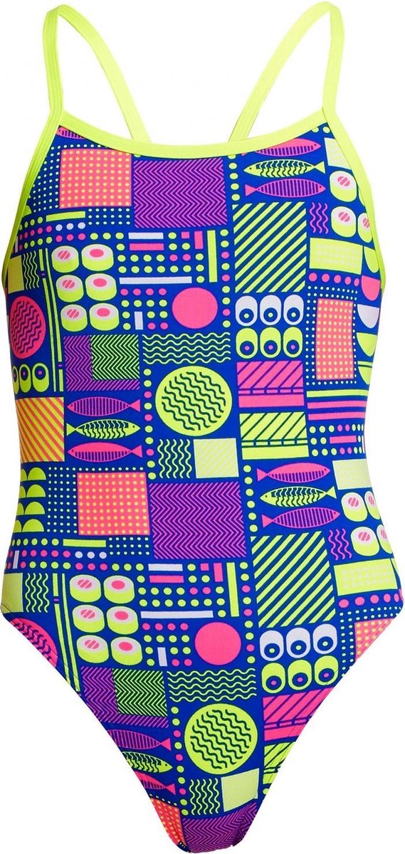 Packed Lunch Single strap one piece - Meisjes | Funkita