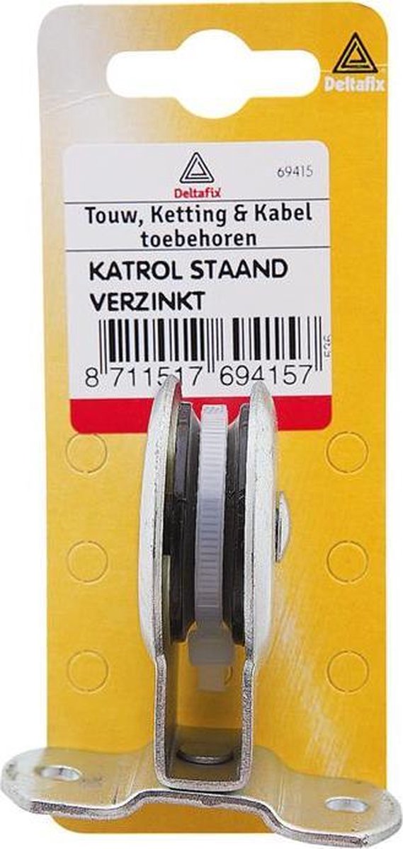Mejawa katrol kunststof wiel staand model 40mm