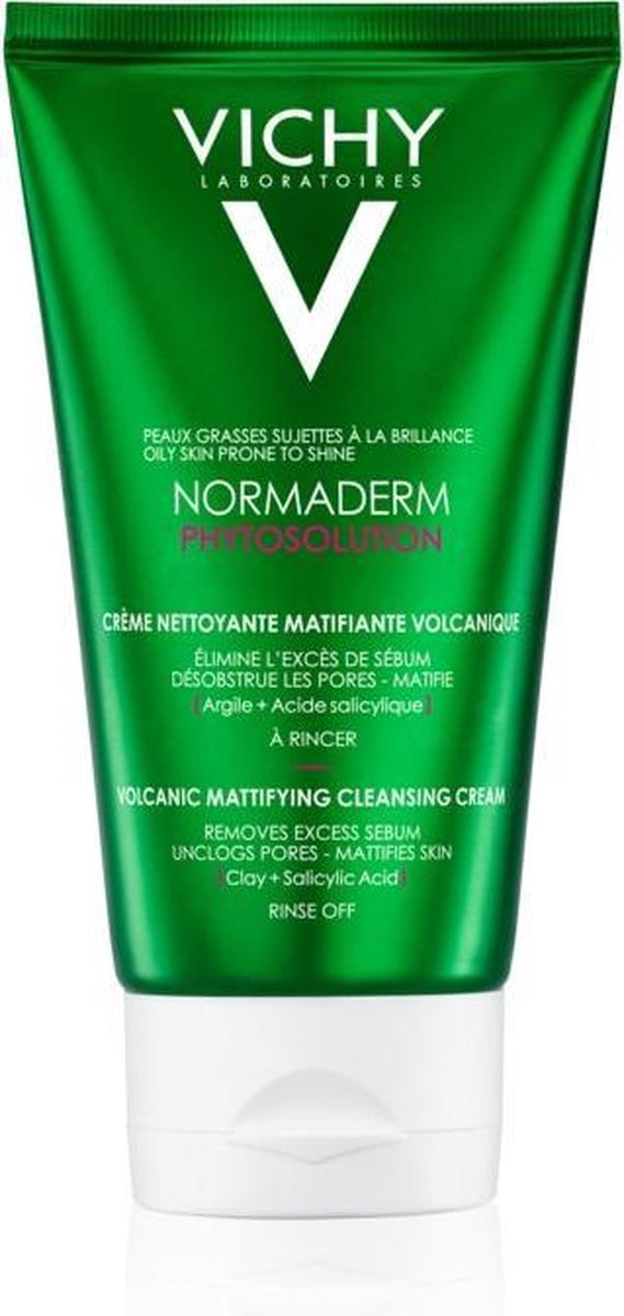 Vichy Normaderm Phytosolution Matterende Reinigingscrème - 125ml - tegen onzuiverheden