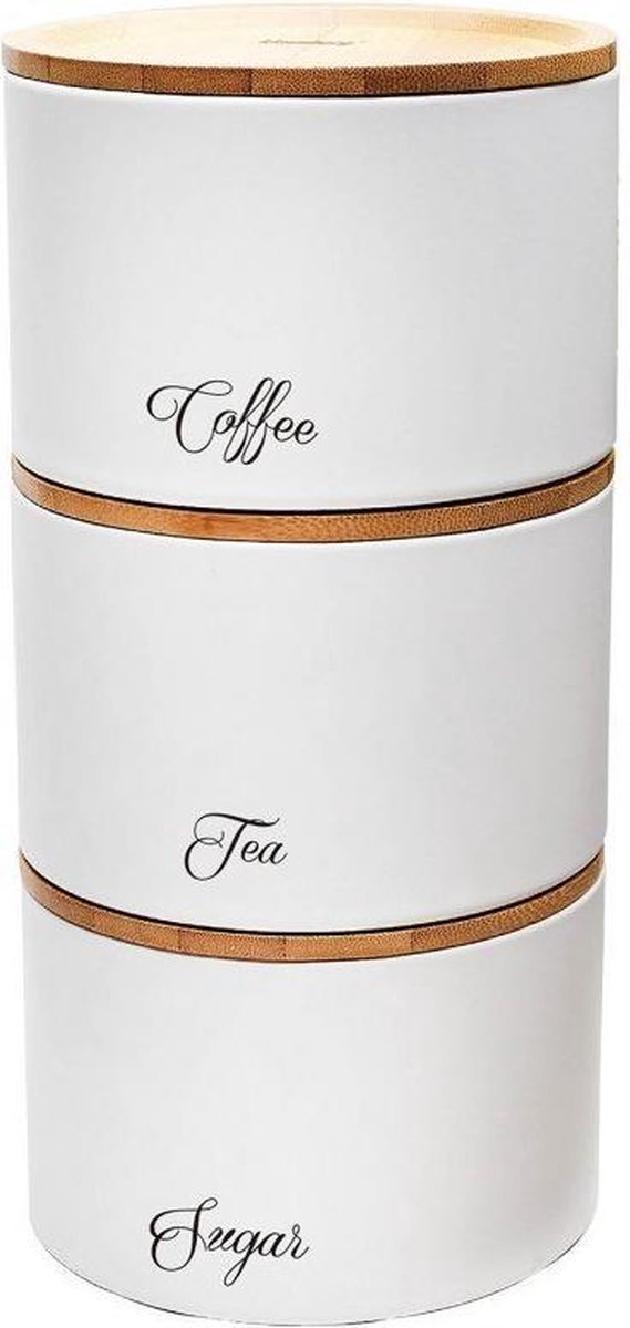 Klausberg 7507 - stapelbare voorraad potten - koffie