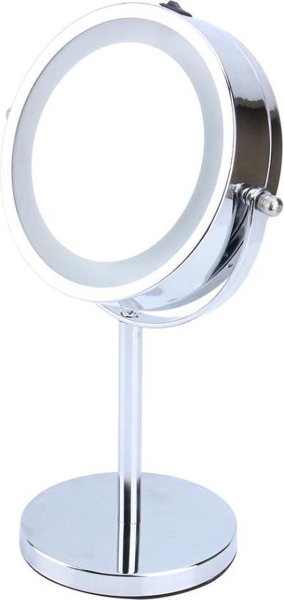 Premium LED Make-up Spiegel van RVS