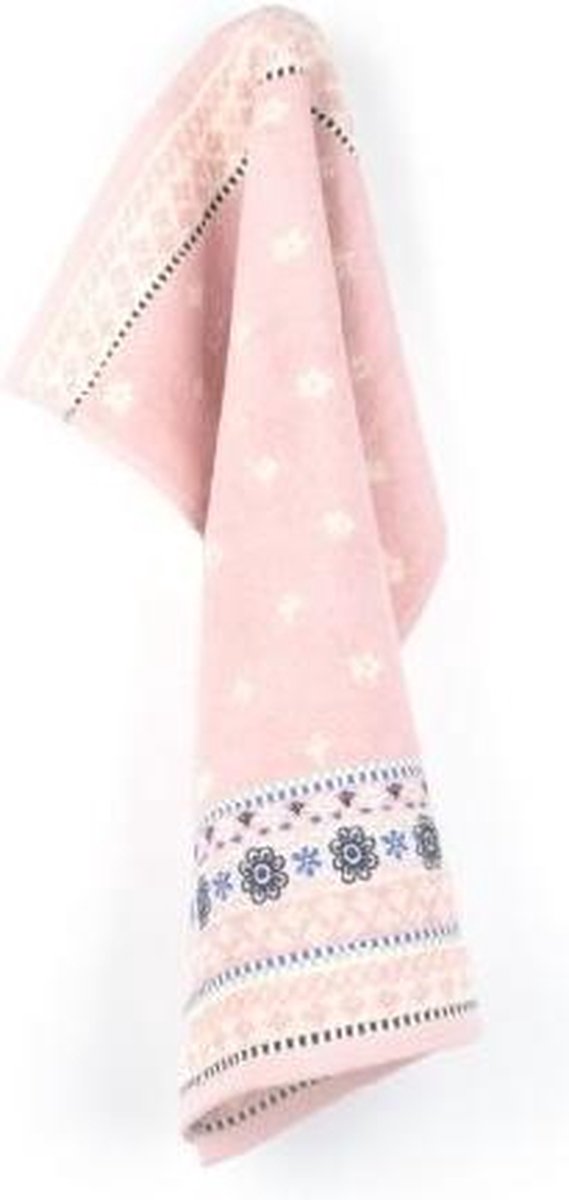 Bunzlau Castle keukendoek Fresh Pink 53x60