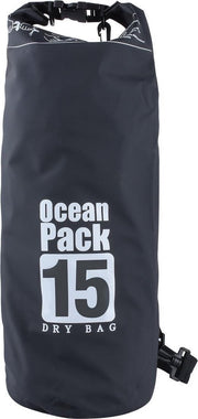 Zwarte Droogzak - Dry Bag - waterdichte tas 15L