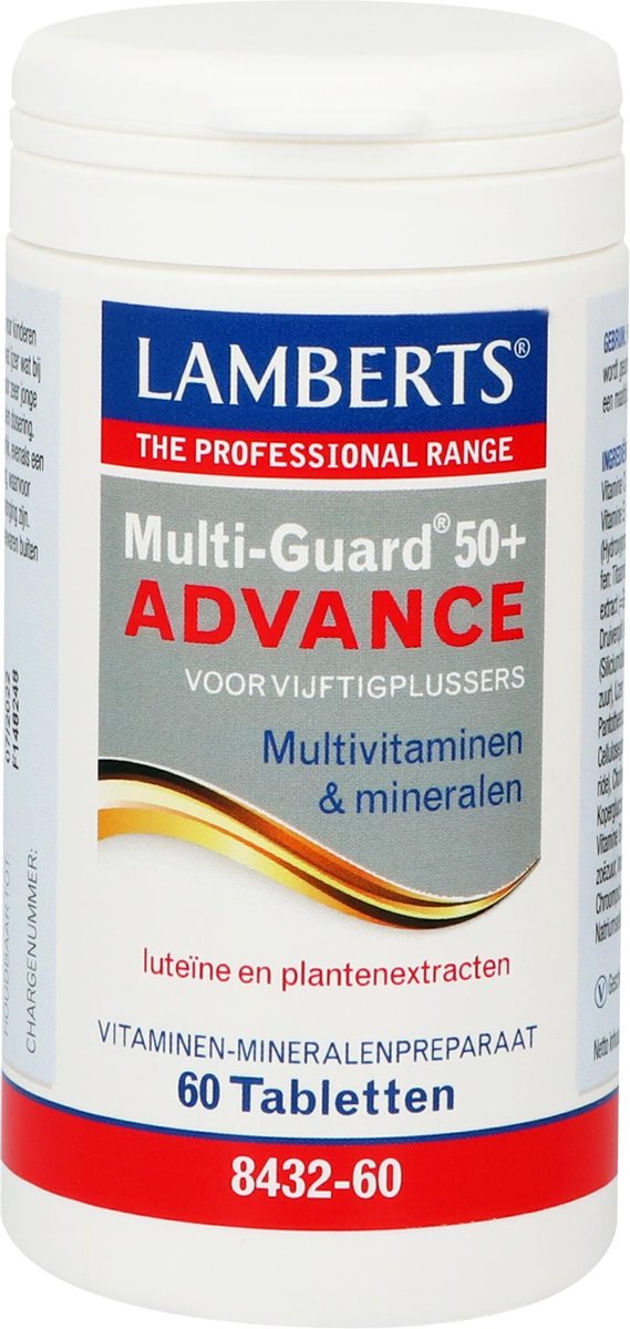 Lamberts Multi-Guard 50+ Advance - 60 tabletten - Multivitaminen - Voedingssupplement