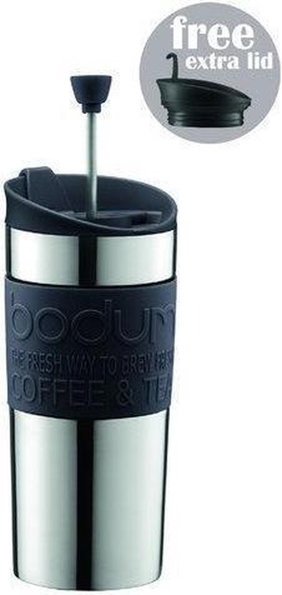 Bodum Travel Press Set Reispress met extra deksel - 0