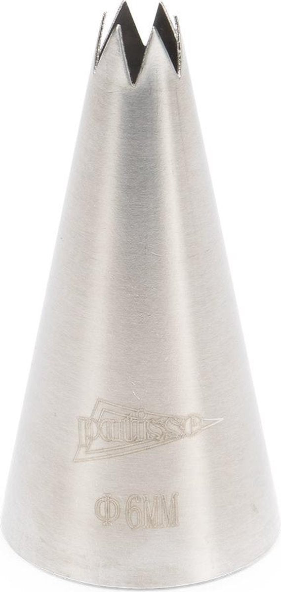Spuitmondje rvs ster 9 mm