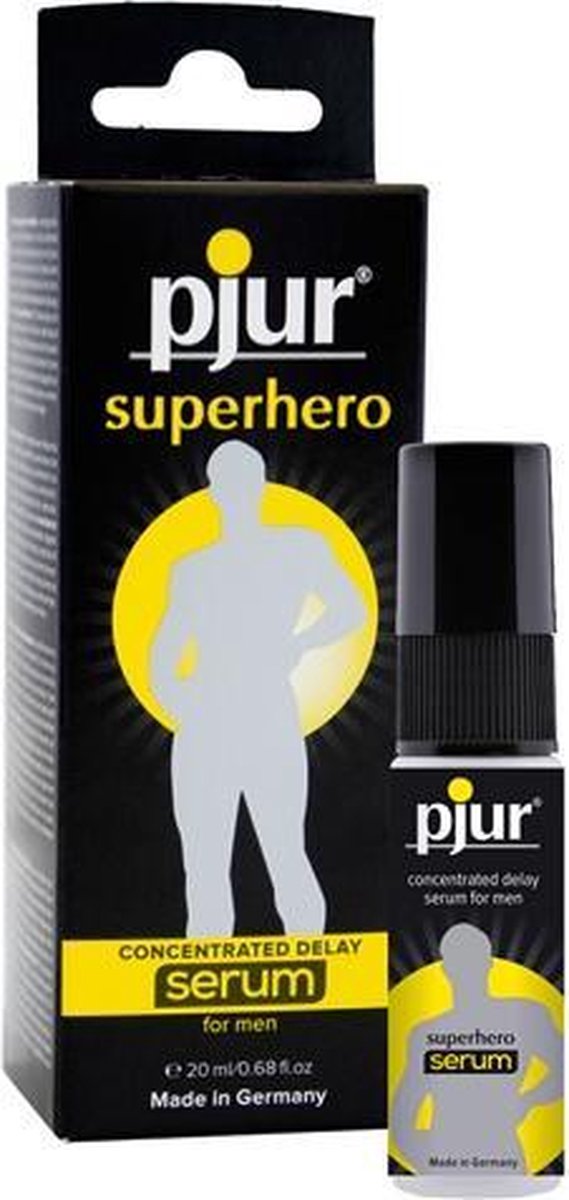 Pjur superhero delay serum - Drogisterij - Klaarkomen uitstellen - Transparant - Discreet verpakt en bezorgd